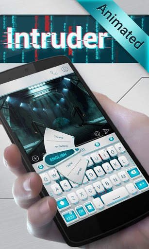 Intruder GO Keyboard Animated Theme स्क्रीनशॉट 3