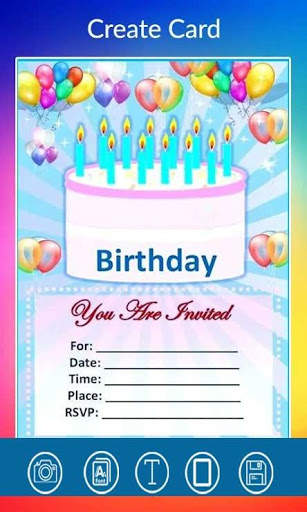 Birthday Invitation Maker : Invitation Card Maker screenshot 1