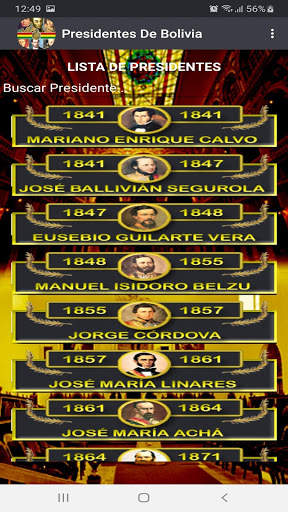 Presidentes De Bolivia screenshot 4