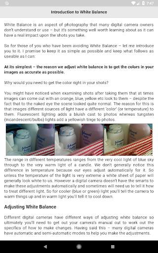 Photography for Beginners screenshot 6