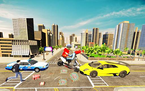 Pizza Delivery Boy : Smash ATV Simulator screenshot 4