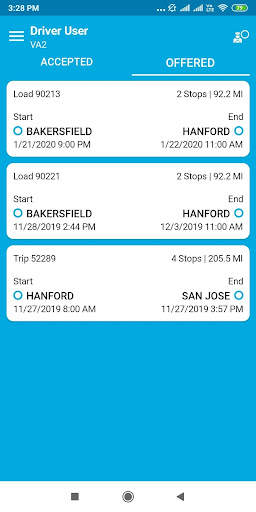 Transportation Mobile User screenshot 2