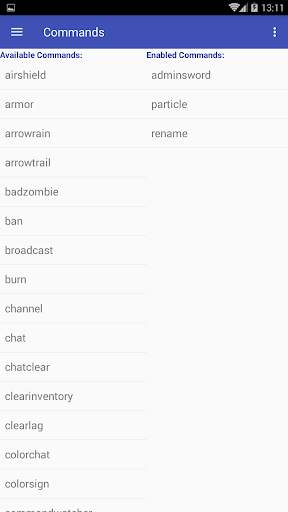 GUIControl Mobile (Minecraft / Spigot) screenshot 6