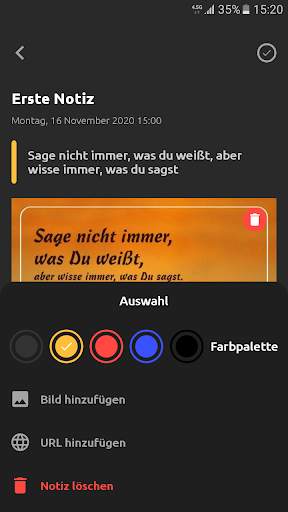 Notizen screenshot 6