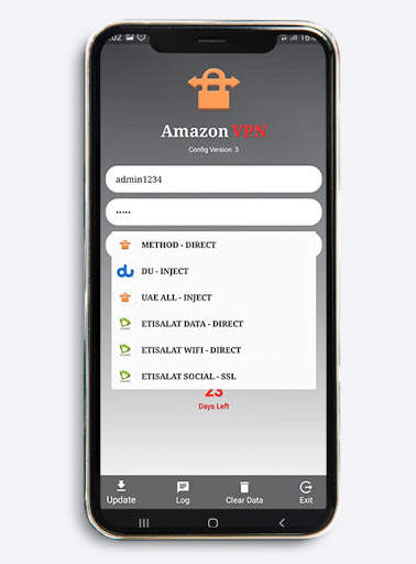 Amazon VPN screenshot 2