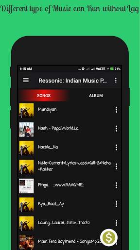 Ressonic Music: Indian Music Player and Earn Money screenshot 4