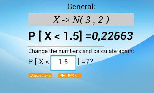 Normal Distribution 5 تصوير الشاشة