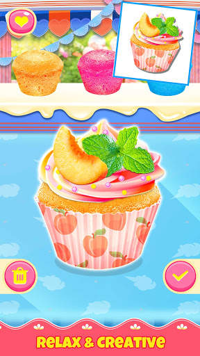 Cupcake Games Food Cooking screenshot 4