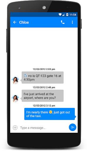 Messenger Theme (chomp) screenshot 2