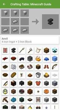 Crafting Table Minecraft Guide screenshot 2