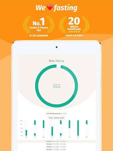 BodyFast Intermittent Fasting Tracker - Diet Coach screenshot 9