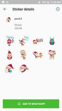 Merry X-mas Sticker for WhatsApp - WAStickerApps screenshot 3