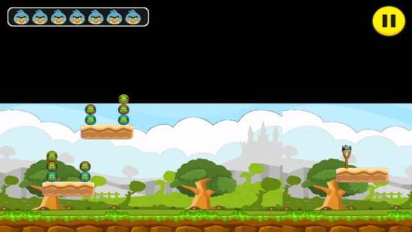 Knock Down Angry Chicken shooter Bird screenshot 2