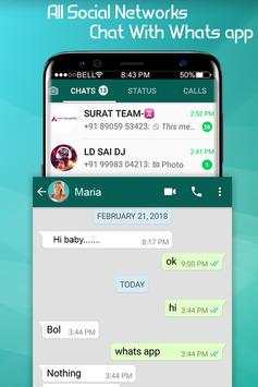 All Social Network 2018 - All in One Messenger screenshot 3