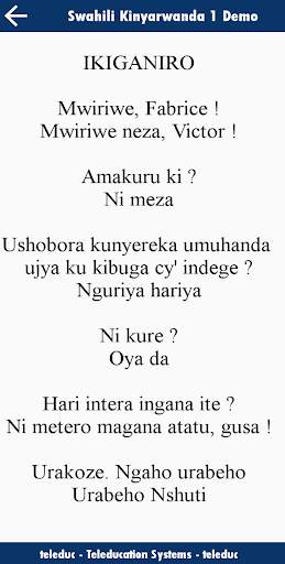 Swahili Kinyarwanda 1 (Demo) скриншот 7