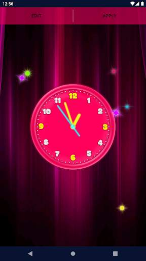 3D Neon Clock Live Wallpaper 4 تصوير الشاشة