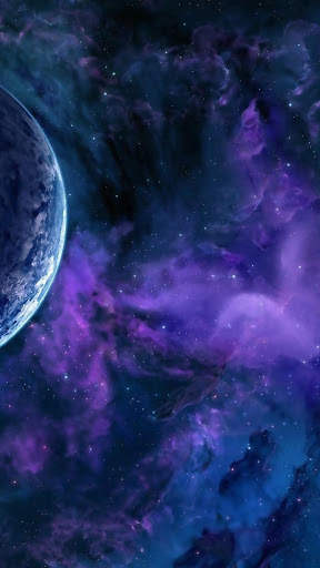 Neon Galaxy APUS Live Wallpaper screenshot 4
