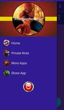Avengers Notepad screenshot 1