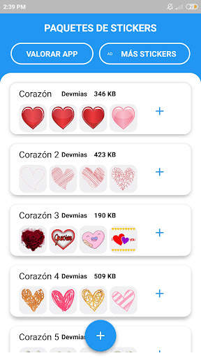 Heart sticker for whatsapp screenshot 1