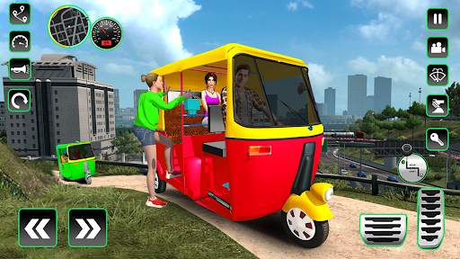 Rickshaw Driving Game Classic screenshot 4