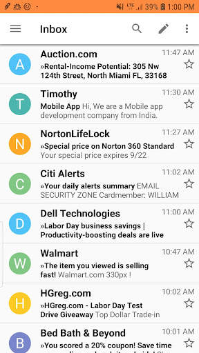 Email for Hotmail and Outlook screenshot 2