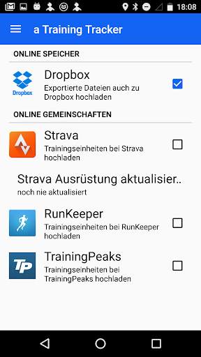 a Training Tracker (ANT  BTLE) screenshot 5
