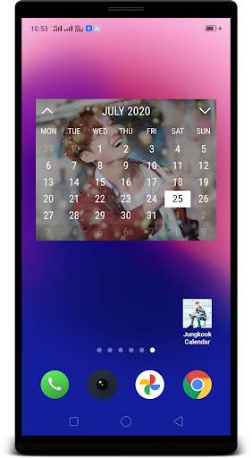 Jungkook Calendar Widget screenshot 3