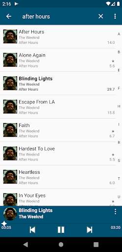 Supernova Music Player screenshot 3