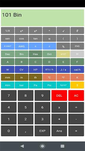 CONVERCAL - Calculadora - Conversão screenshot 3