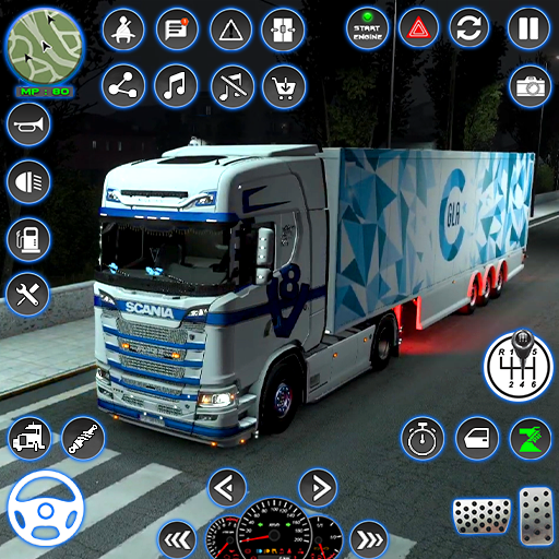 US Truck Driving Games 3D icon
