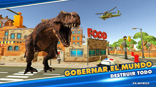 Dino Sim Dinosaur City Rampage screenshot 2