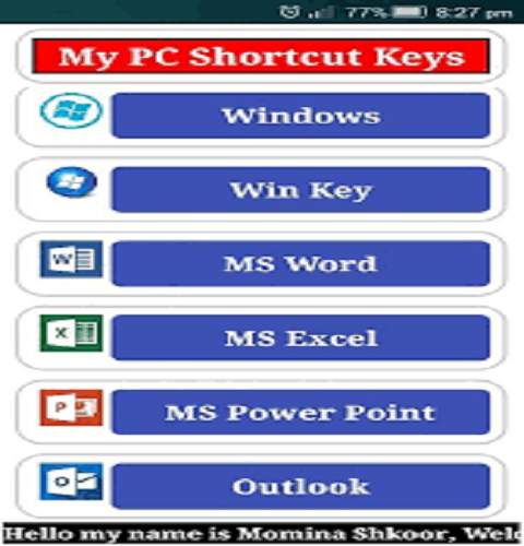 PC/Laptop Shortcut Keys screenshot 4