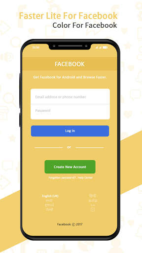 faster for facebook - color for facebook Lite screenshot 6