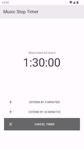 Music Stop Timer (Sleep Timer) screenshot 4
