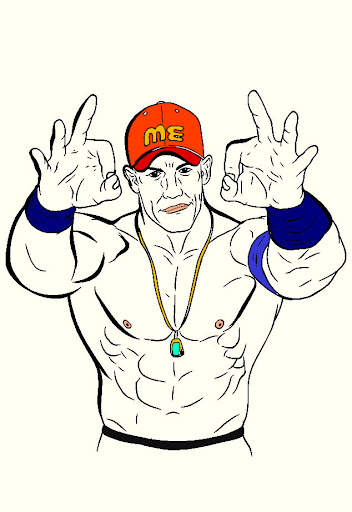 how to draw wwe heros screenshot 7