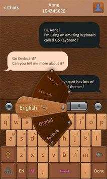 Leather GOKeyboard Theme Emoji screenshot 3
