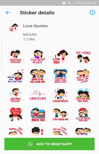 Romantic Stickers for Whatsapp 2020-WAStickerApps‎ screenshot 5