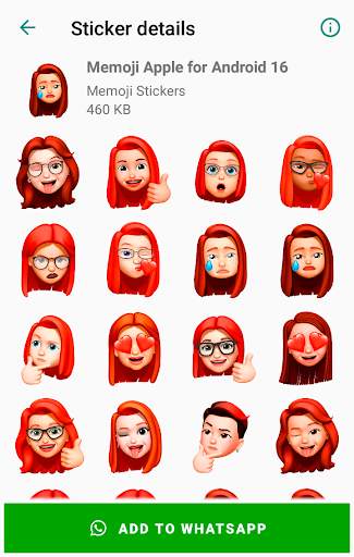 Memoji Apple Stickers for Android WhatsApp screenshot 7