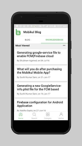 Wordpress Mobile Application Builder for Blogging screenshot 8