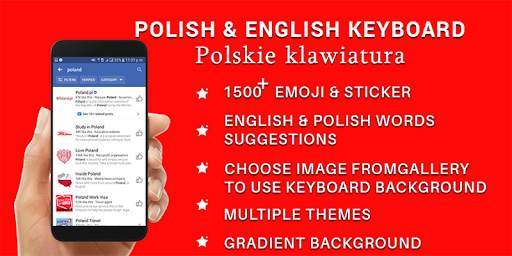 New Polish keyboard for android polska klawiatura screenshot 1