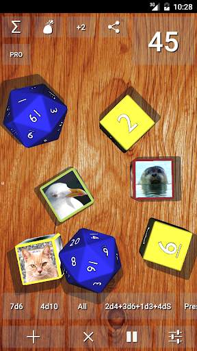 DnDice - 3D RPG Dice Roller screenshot 2
