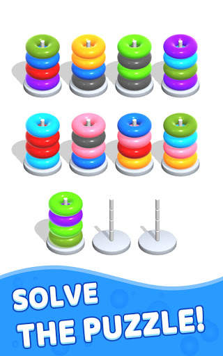 Color Hoop Stack - Sort Puzzle screenshot 11