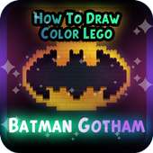 Bagaimana Menggambar Lego Batman Beyond di Gotham logo