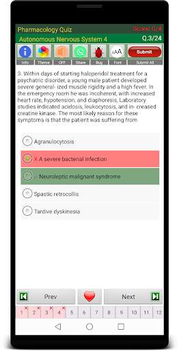 Pharmacology Quiz screenshot 3