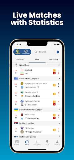 8XScore - sports live score screenshot 2