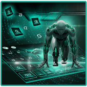 Ai robot klavye icon