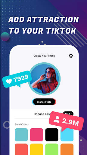 Tik Fans - Get Followers‘ Liked Avatars for TikTok screenshot 1
