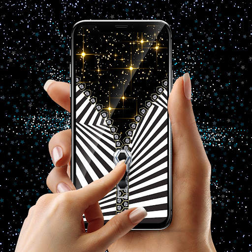 Black lock screen screenshot 2
