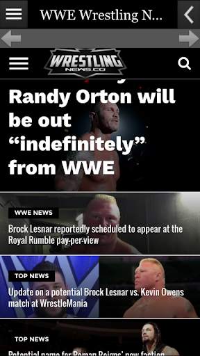 Wrestling News 2 تصوير الشاشة