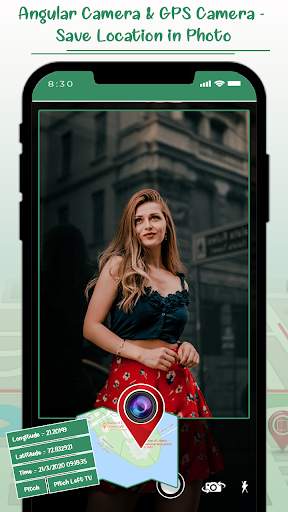 Angular Camera & GPS Camera Save Location on Photo screenshot 4